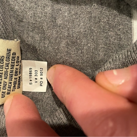 Vintage Y2K Steve & Barry's Gray Polo with White and Black Stripes Size XL - Picture 3 of 5